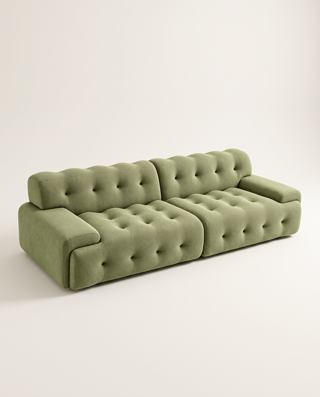 Le Grand, canapé 3 places, coloris vert olive
