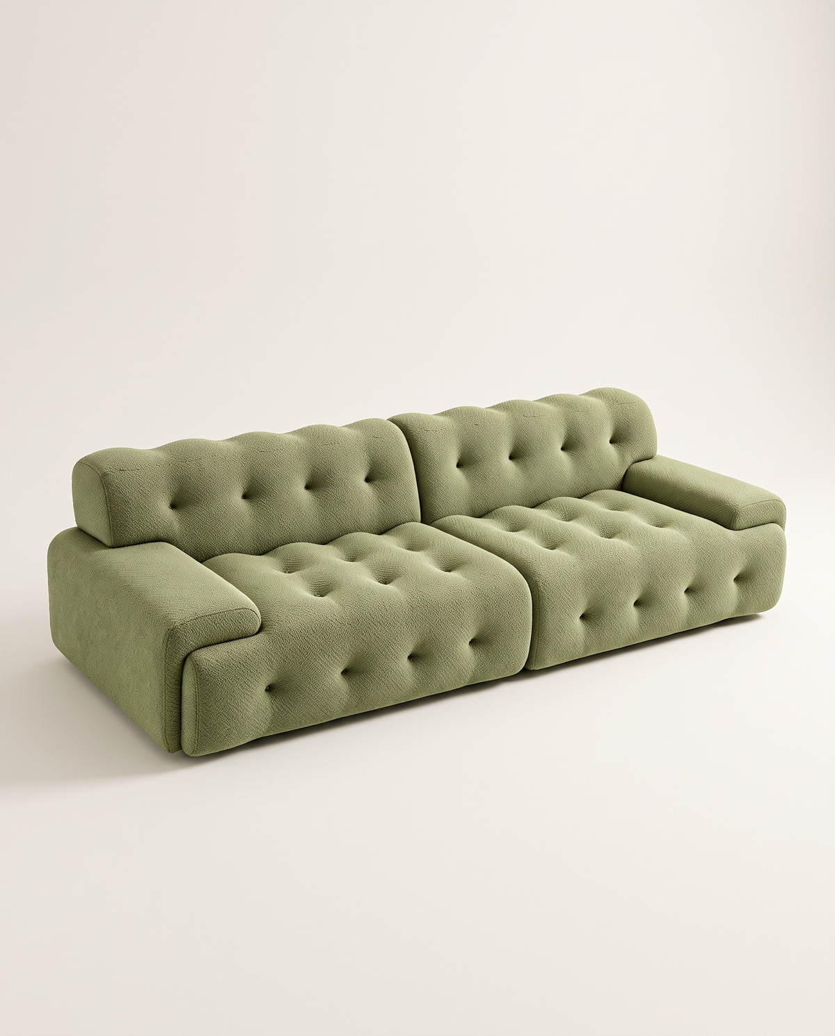 Le Grand, canapé 3 places, coloris vert olive